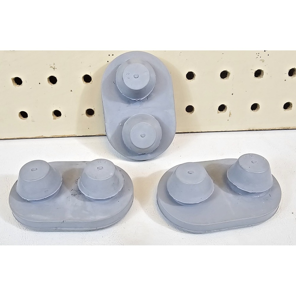 YETI Bearfoot Non Slip Feet Set of 3 Replacement Cooler Feet Preowned